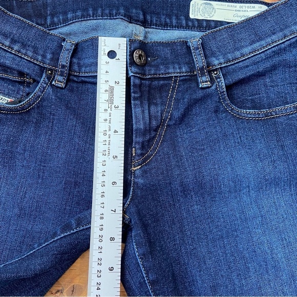 DIESEL Grupee low rise jeans super skinny dark blue coastal cowgirl 28 stretch - Picture 3 of 10